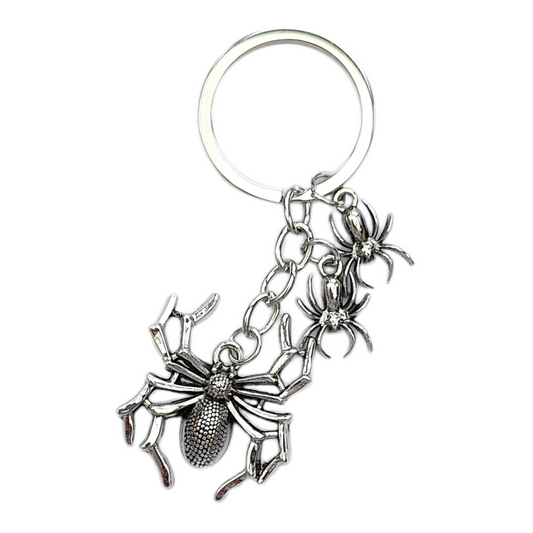 Tarantula Metal Keyring