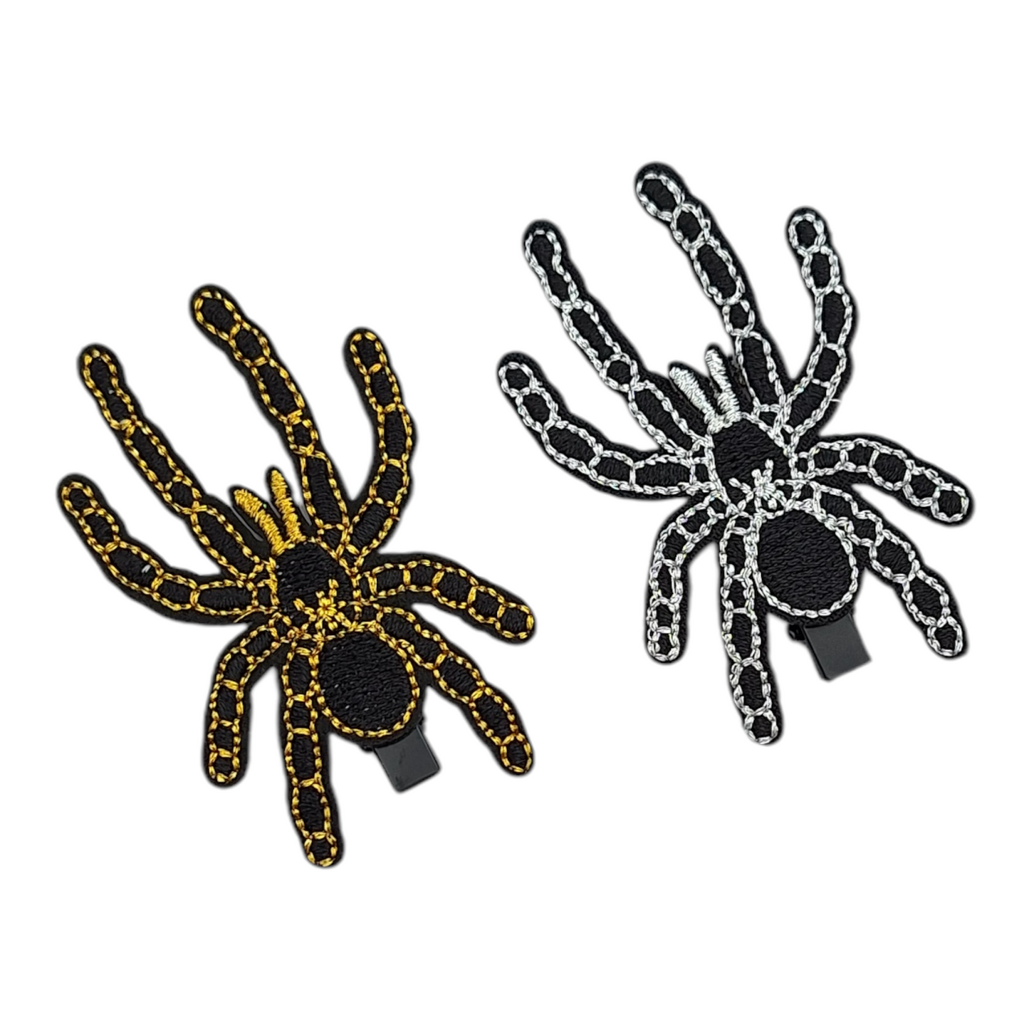 Tarantula Embroidered Hair Clip