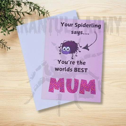 World's Best Mum Greetings Card - A6