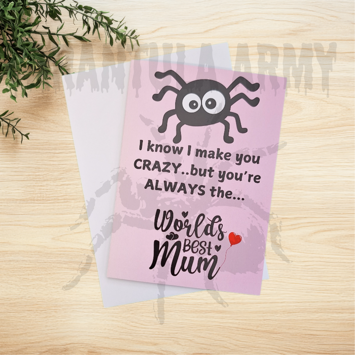 World's Best Mum Card - A6