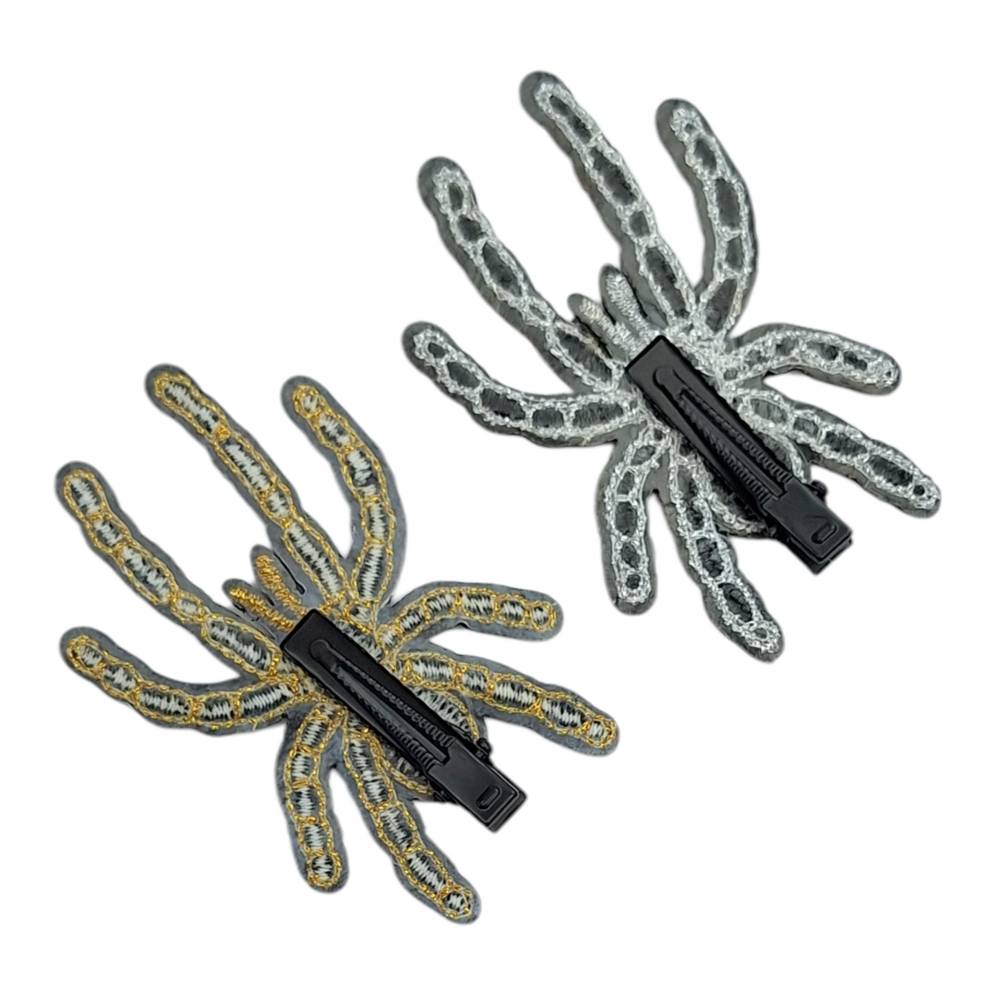 Tarantula Embroidered Hair Clip