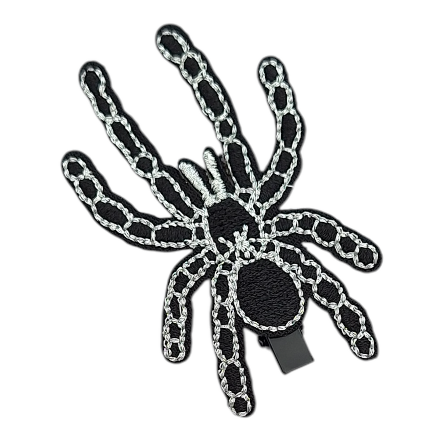 Tarantula Embroidered Hair Clip