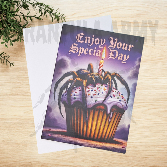 Tarantula Special Day Greetings Card - A6