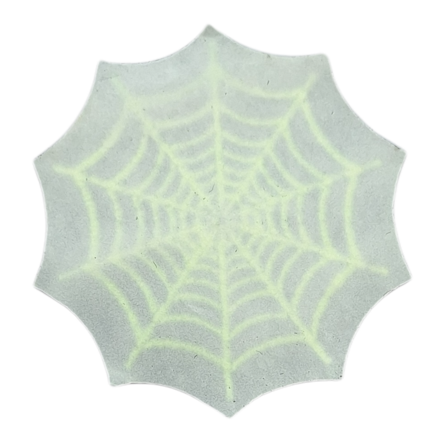 Green Spider Web Iron/Sew on Patch