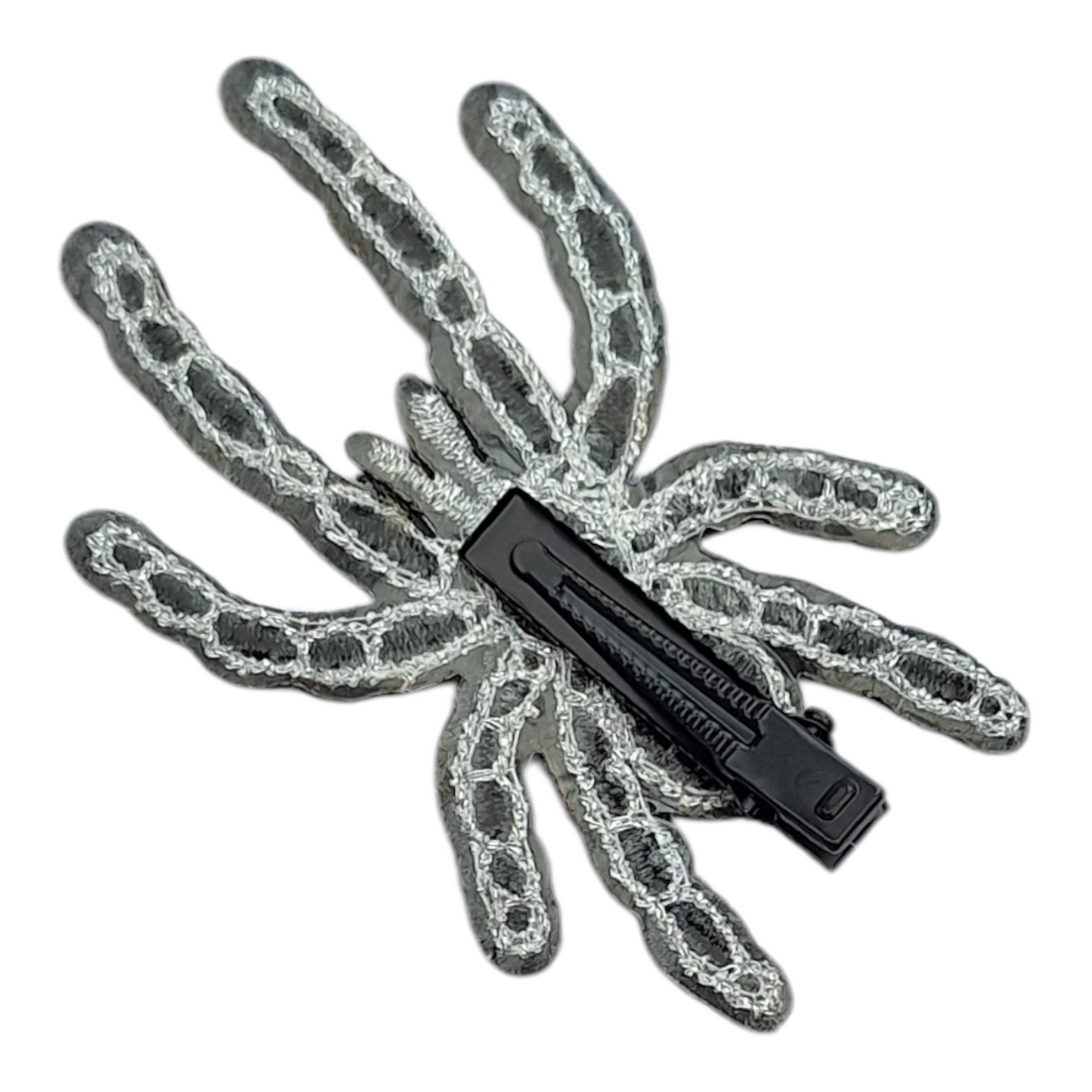 Tarantula Embroidered Hair Clip