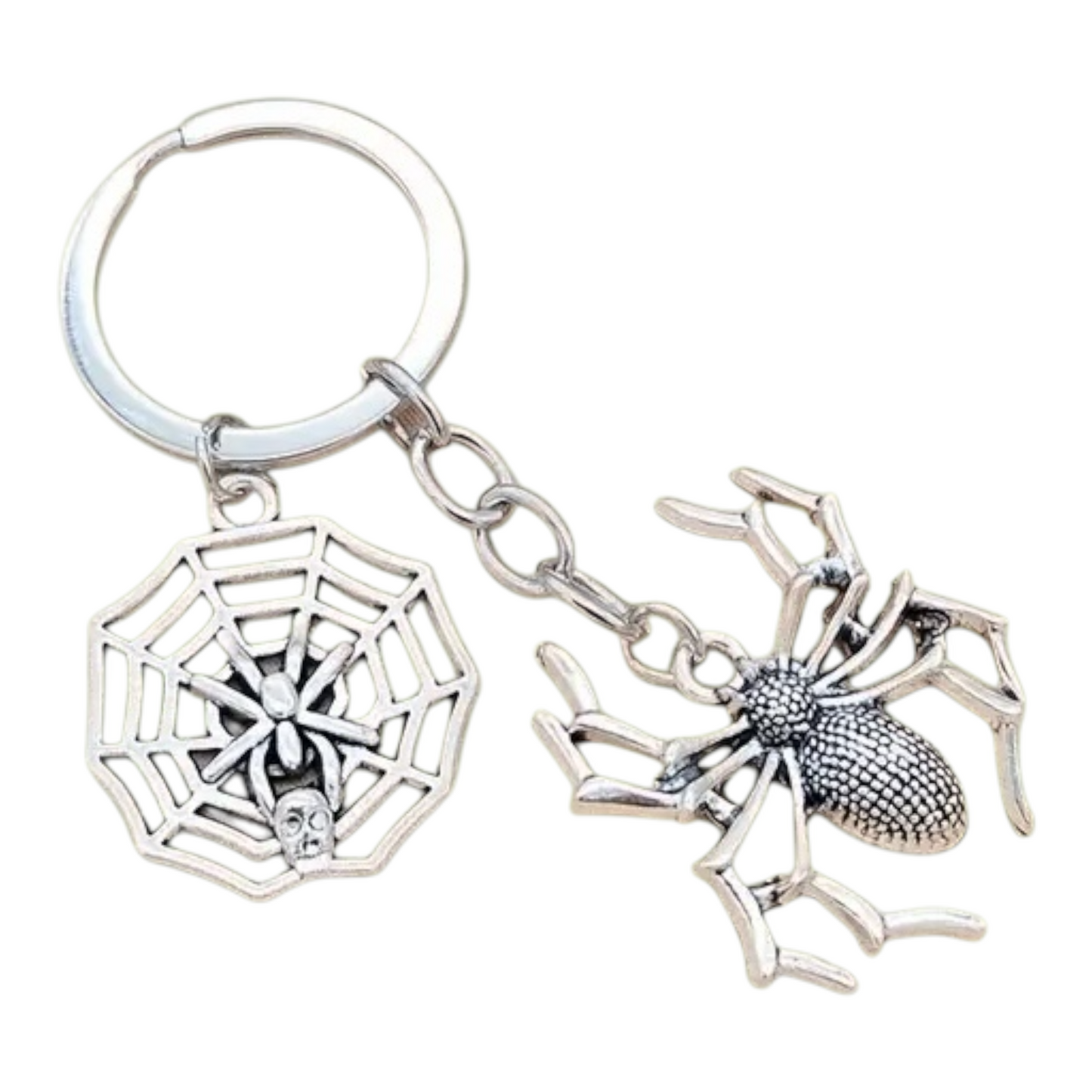 Tarantula with Web Keyring