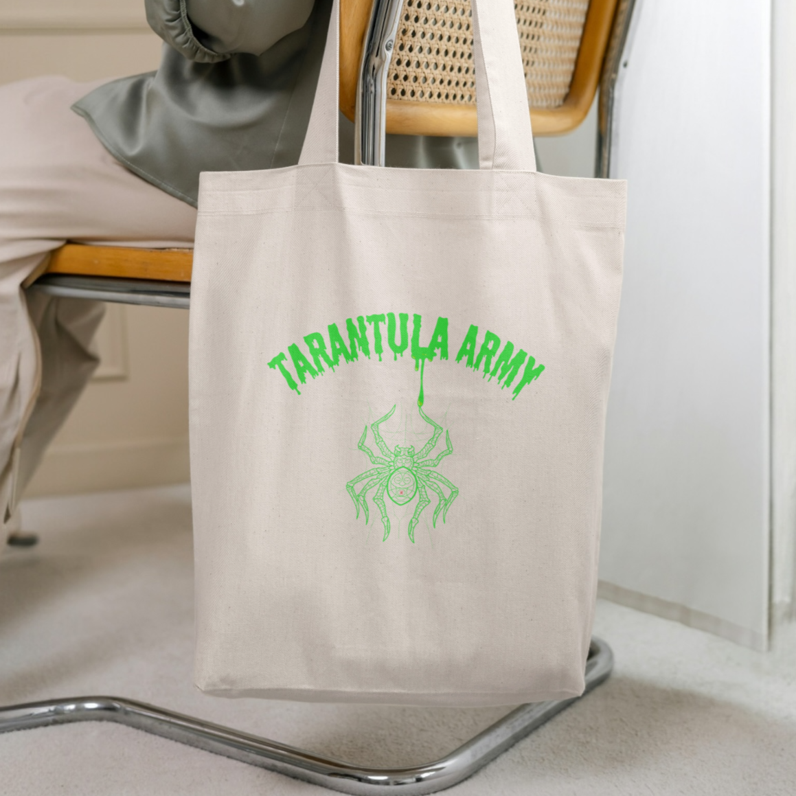 Tarantula Army Tote Bag