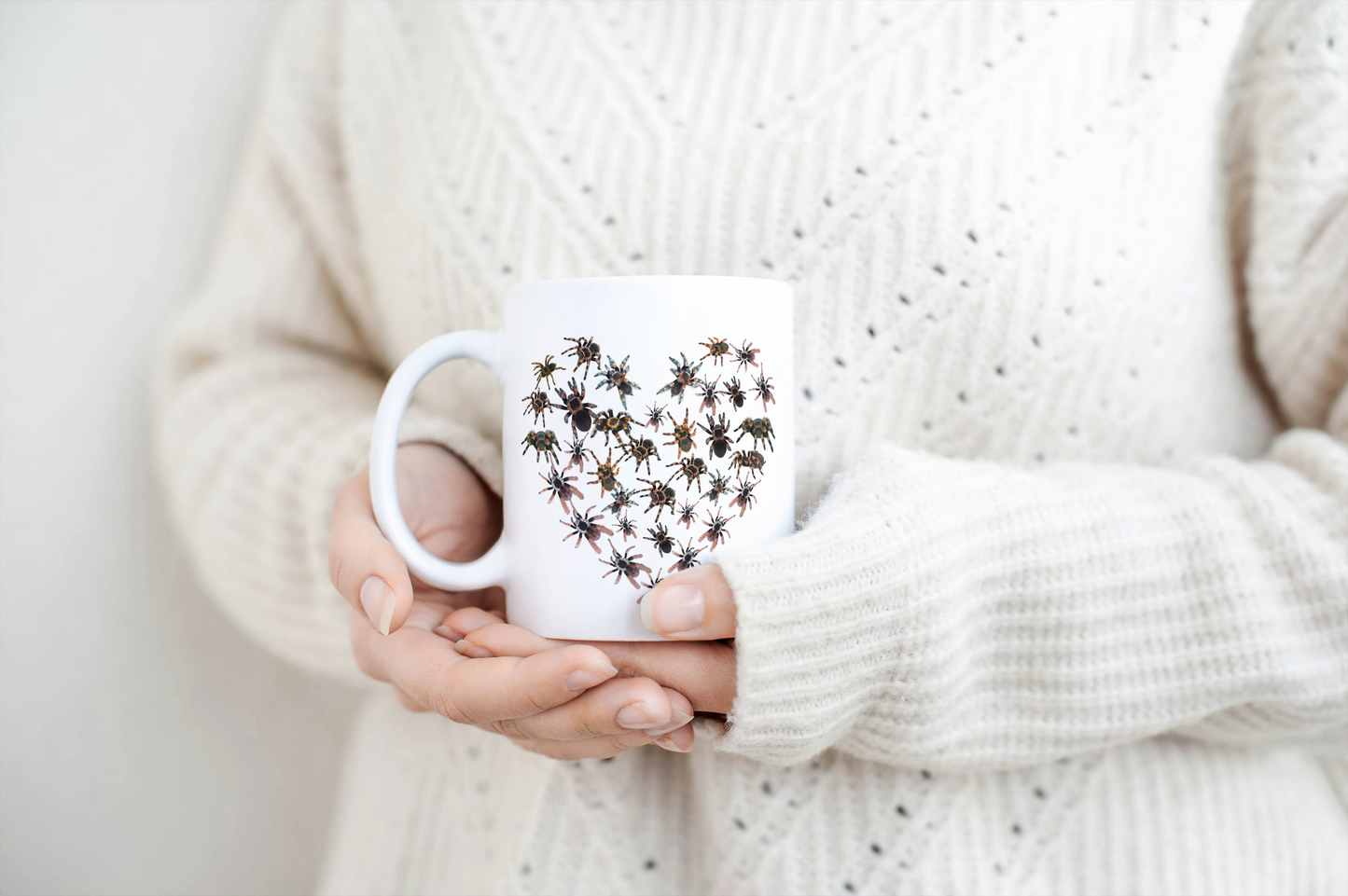 Tarantula Heart Ceramic Mug - 11oz