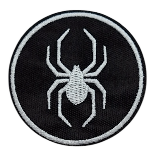 White Spider Iron/Sew on Patch